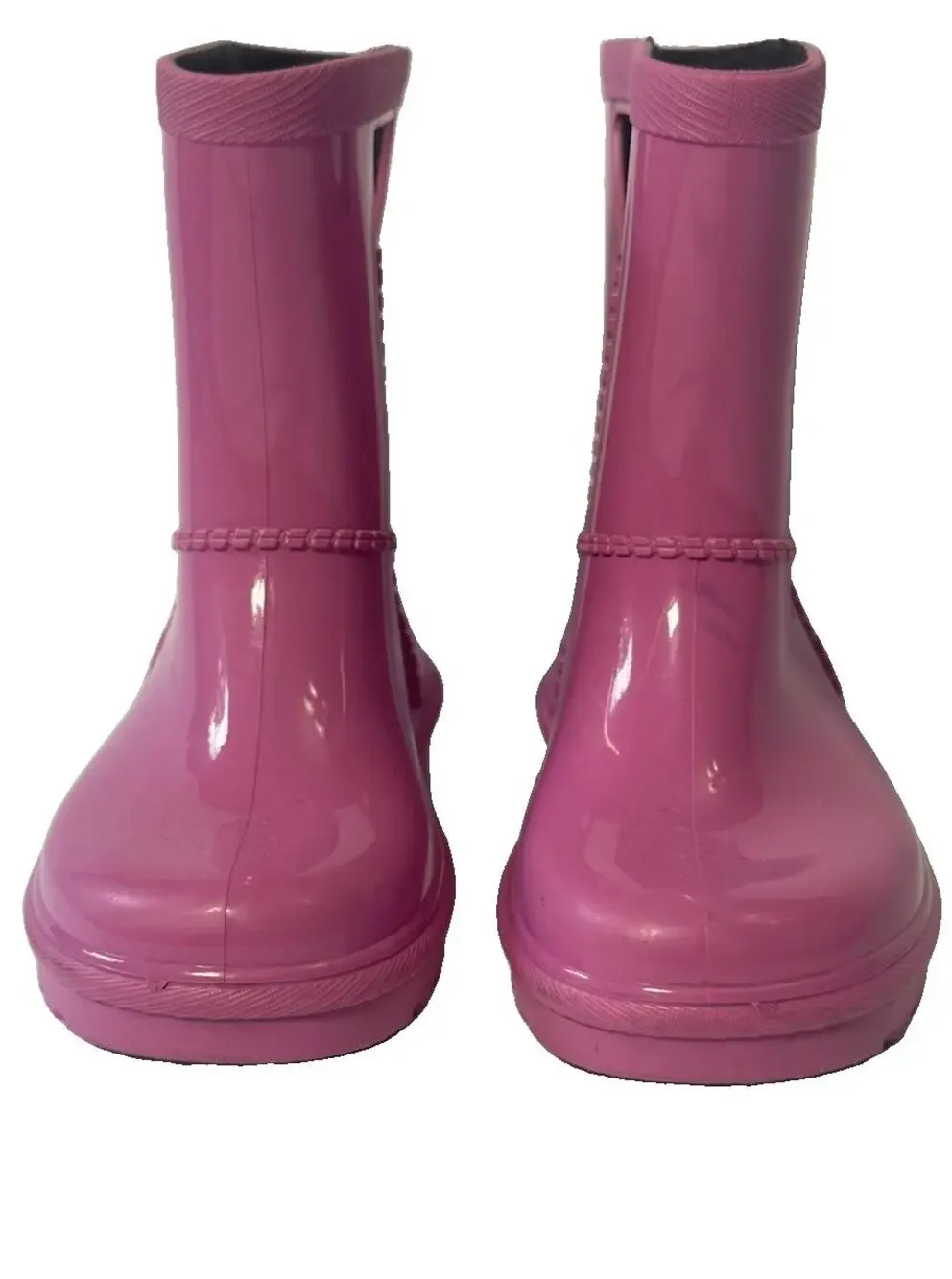 UGG Rahjee Pink Rain Boots Toddler Girls Size 6 Waterproof Pull On